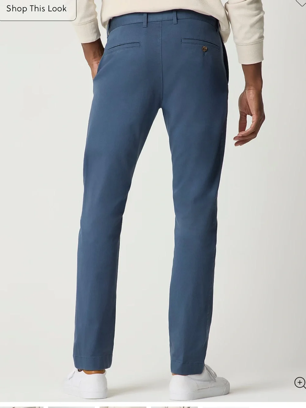 J Crew Men’s Flex Pant Slim Fit Chino Blue Pants (34x30) - NEVER WORN
